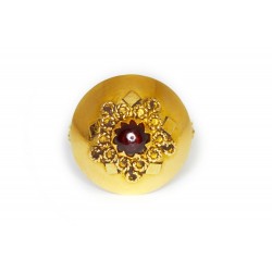 18K Gold filigree ring "MELOGRANO"