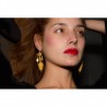 Filigree earrings in gold 18K "ANFORA"