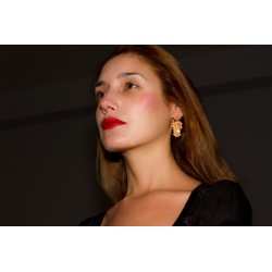 Orecchini in oro 18Kt "VIA LATTEA"