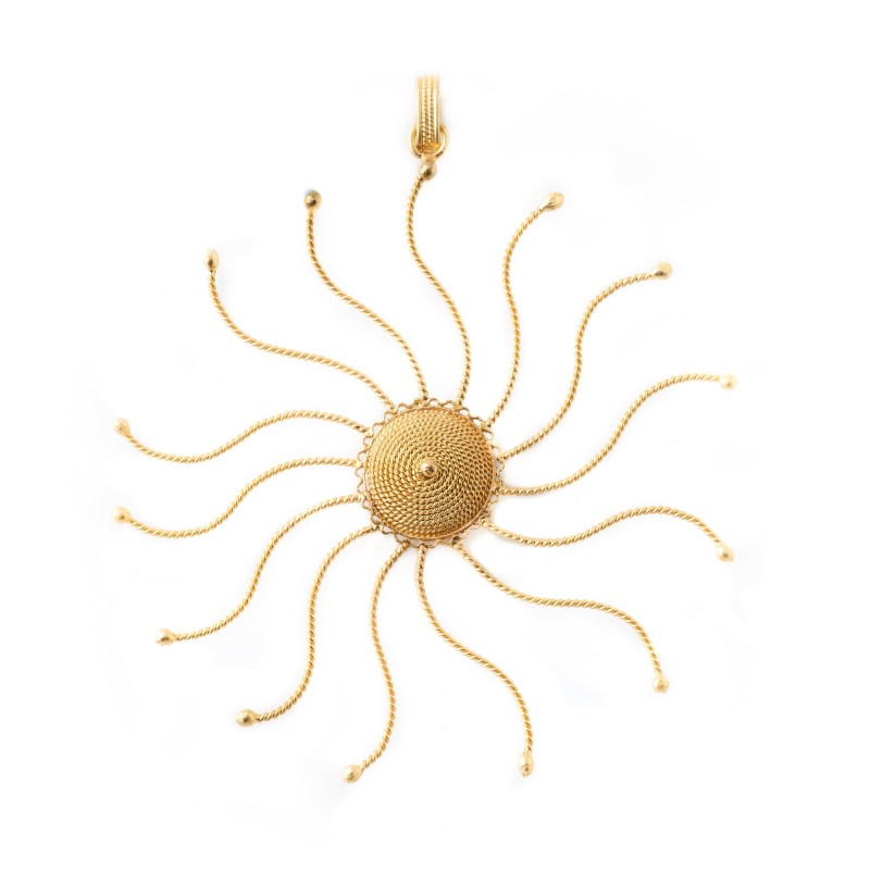 Pendente in oro 18Kt "RAGGI DI SOLE"