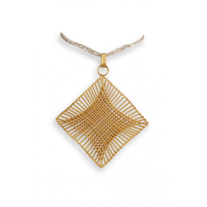 18K gold pendant "GEOMETRIE D'ORO"