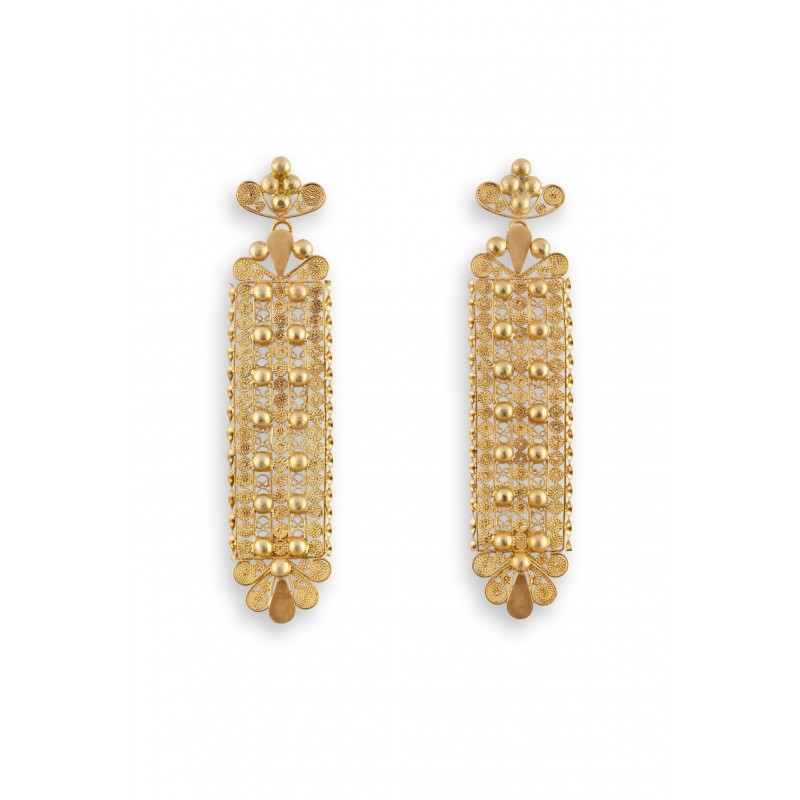18K gold earrings "PIZZO REGALE"