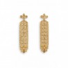 18K gold earrings "PIZZO REGALE"