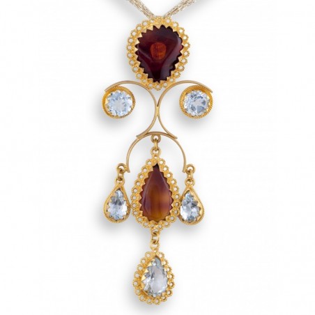 Pendant in Gold 18K "AMBRE DI FUOCO"