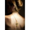 18K Gold filigree pendant "CROCE"